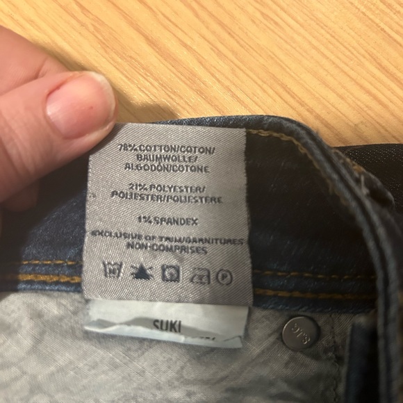 Y2K sliver blue jeans. Low wasted, boot cut, denim. - Picture 7 of 7